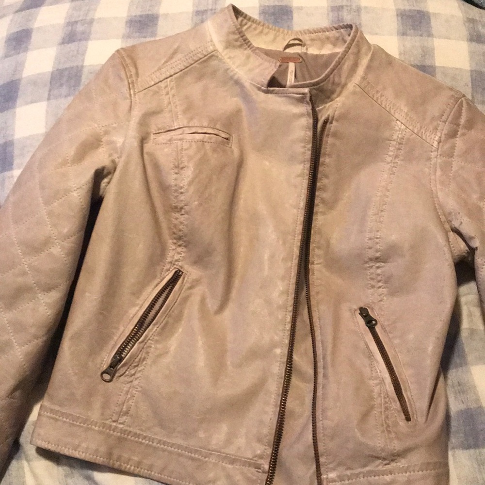 Free People Leather Jacket